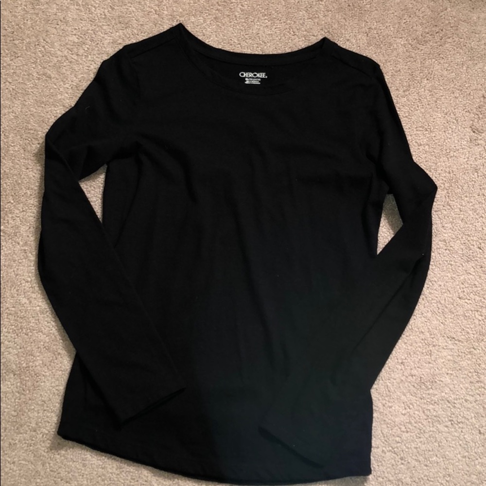 Cherokee long sleeve black shirt size XL (14/16)